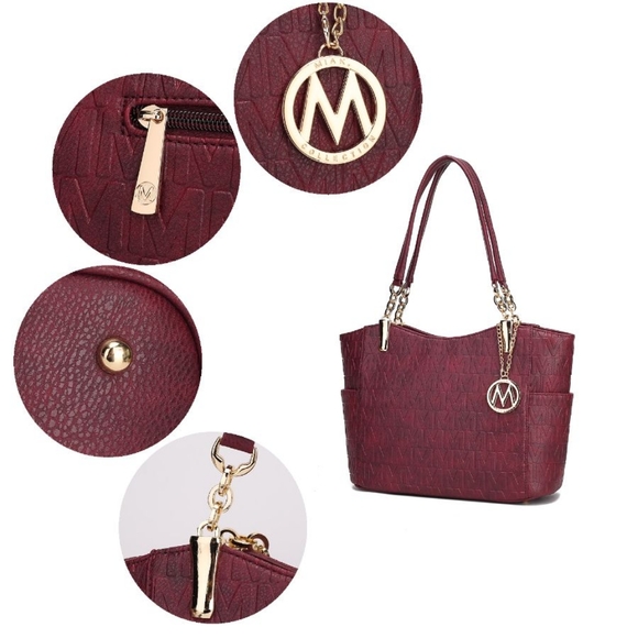 Allison Signature Tote Bag and Wallet Set from the MKF Collection by Mia K. - Picture 2 of 11